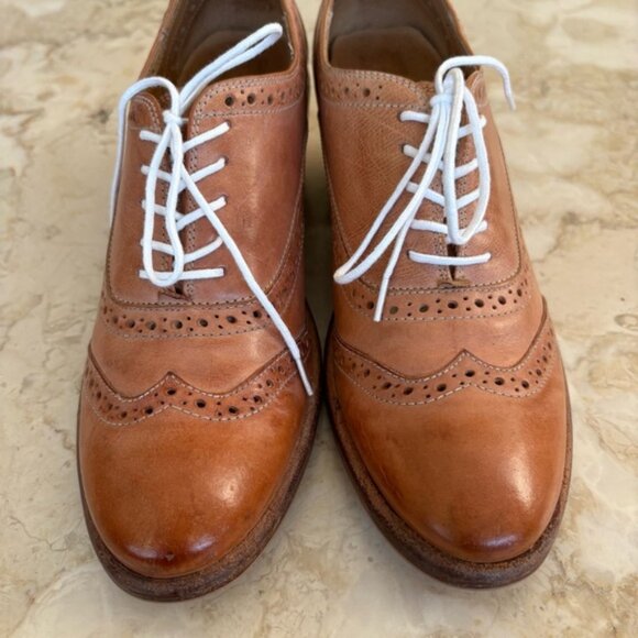 Frye Maggie Perforated Wingtip Oxfords - Picture 9 of 10